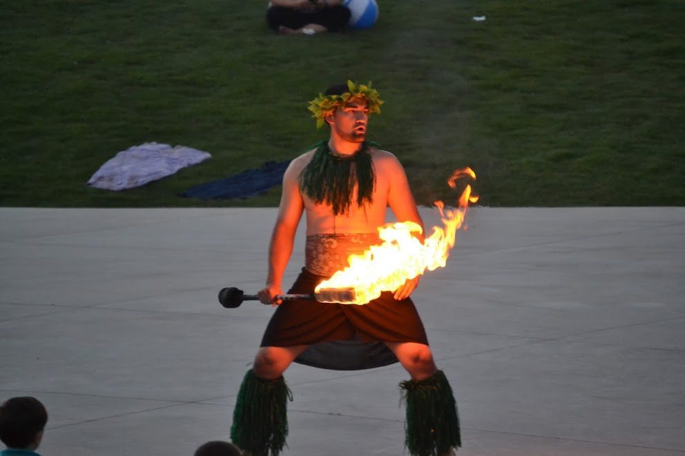 fire dancer