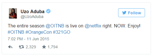 OITNB Early Release