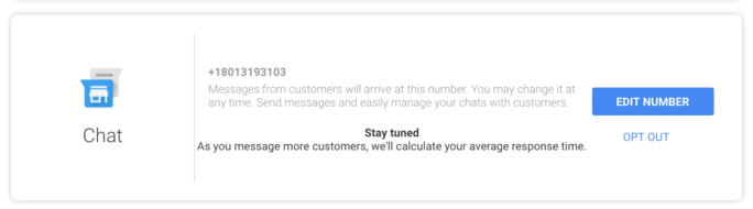 chat feature screenshot