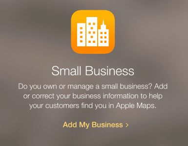 Apple Maps add business