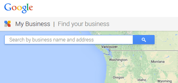 google my business find your business