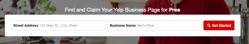 Yelp search your business
