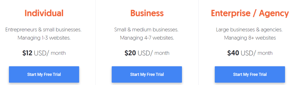 Ubersuggest Pricing