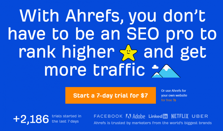 Ahrefs promotion