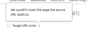 couldn't crawl page