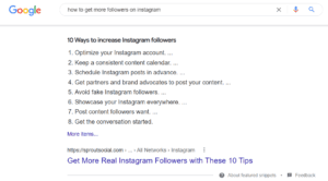 google screeshot list example